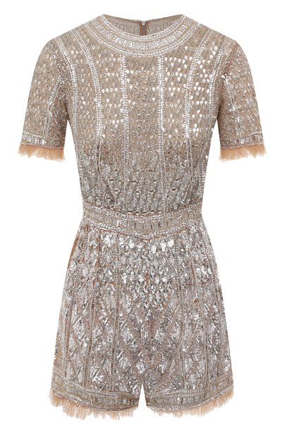 Женский комбинезон с отделкой пайетками и бисером ZUHAIR MURAD, арт. RD-SS17-035 JS
