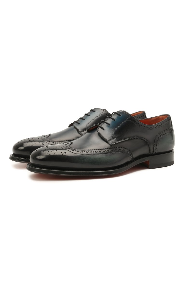 Кожаные дерби SANTONI, арт. MCPH17556RB2INGCN60, фото 1