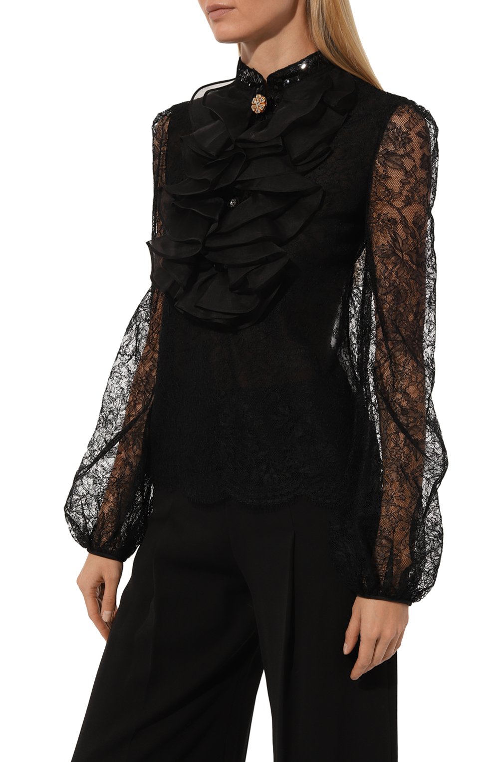 Шелковая блузка GIAMBATTISTA VALLI, арт. 24FWSVCL1026-A5CHA, фото 3