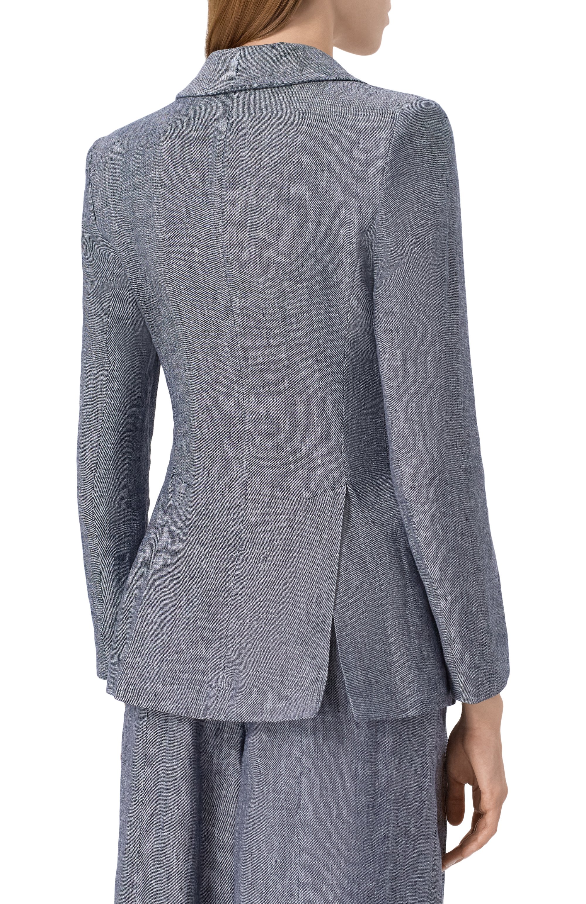 Льняной жакет EMPORIO ARMANI, арт. EW001558/TE10381, фото 4