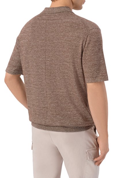 Поло из шерсти и льна 12 STOREEZ, арт. 137314, фото 4