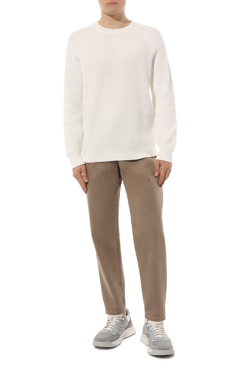 Хлопковый джемпер BRUNELLO CUCINELLI, арт. M2W70B2286, фото 2