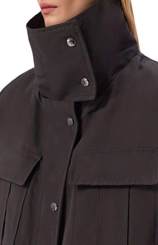 Хлопковый плащ Bogner 36121193 Чёрный  36121193 Фото 5