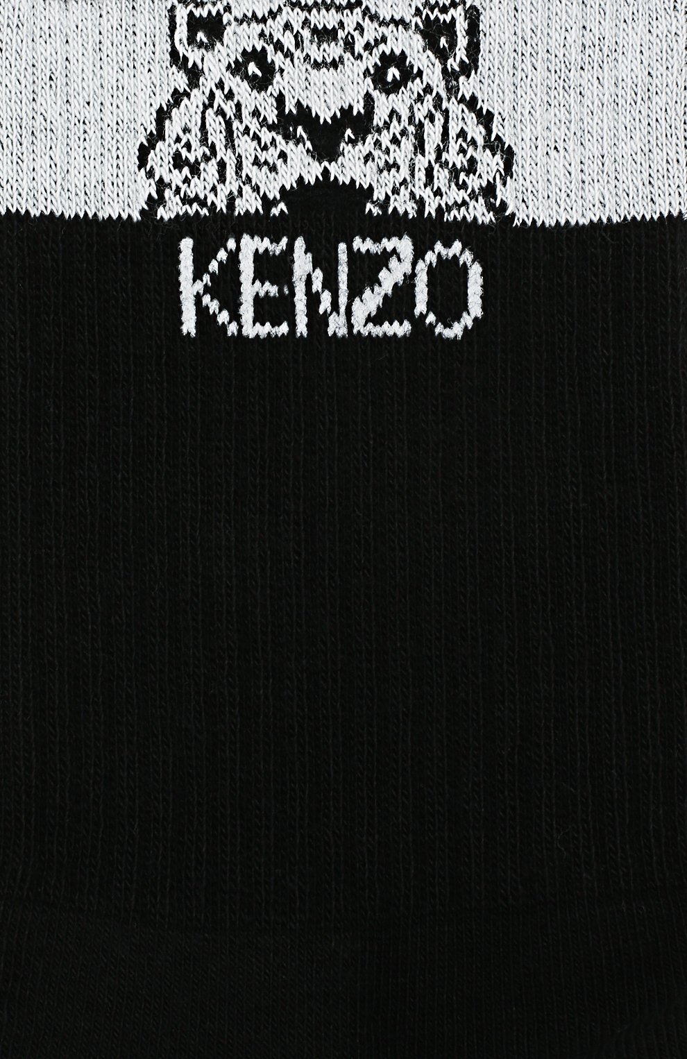 Хлопковые носки KENZO черного цвета по цене 2760 руб., арт. F958SM240JSK, фото 2 Хлопковые носки KENZO, арт. F958SM240JSK, фото 2
