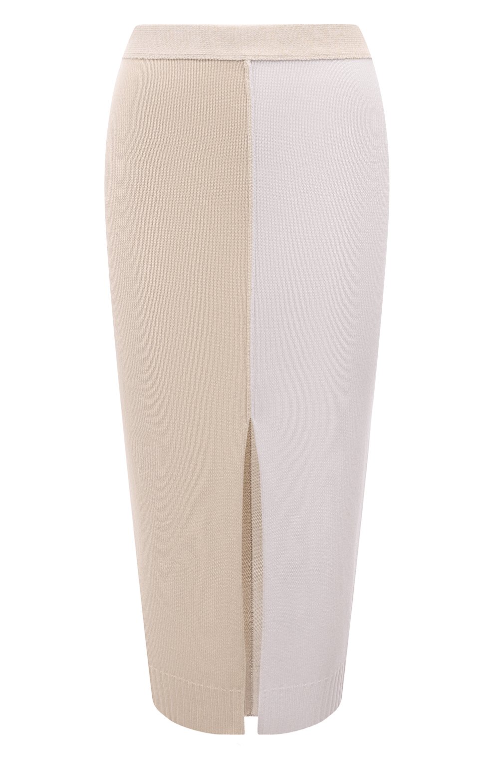 Юбка из шерсти и кашемира LORENA ANTONIAZZI бежевого цвета по цене 56900 руб., арт. A24123SM02G/2472, фото 1 Юбка из шерсти и кашемира LORENA ANTONIAZZI, арт. A24123SM02G/2472, фото 1