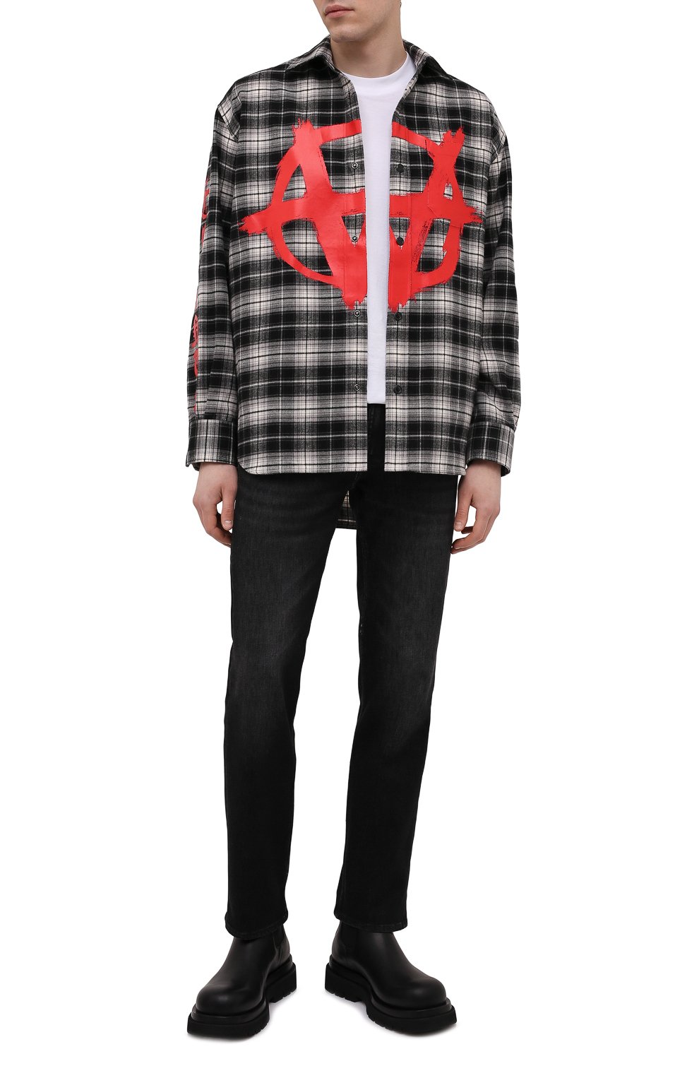 Хлопковая рубашка VETEMENTS, арт. UE52SH800B 1011/M, фото 2