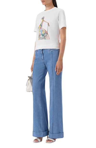 Женская хлопковая футболка MISSONI, арт. DS26SL04/BJ00QG