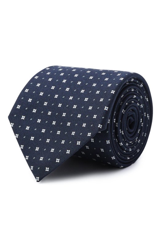 Шелковый галстук Canali 18/HS04582 Синий 18/HS04582