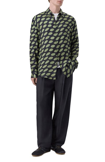 Рубашка из вискозы DRIES VAN NOTEN, арт. 020713/3002, фото 2