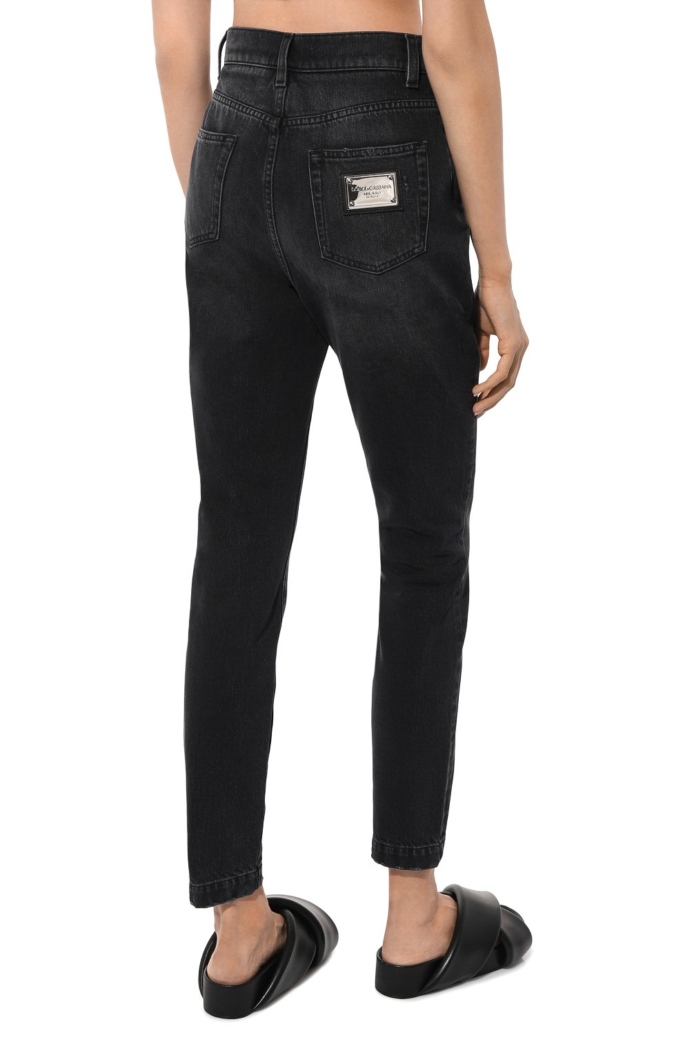 Джинсы DOLCE & GABBANA темно-серого цвета по цене 76950 руб., арт. FTCAHD/G8KA4, фото 4 Джинсы DOLCE & GABBANA, арт. FTCAHD/G8KA4, фото 4