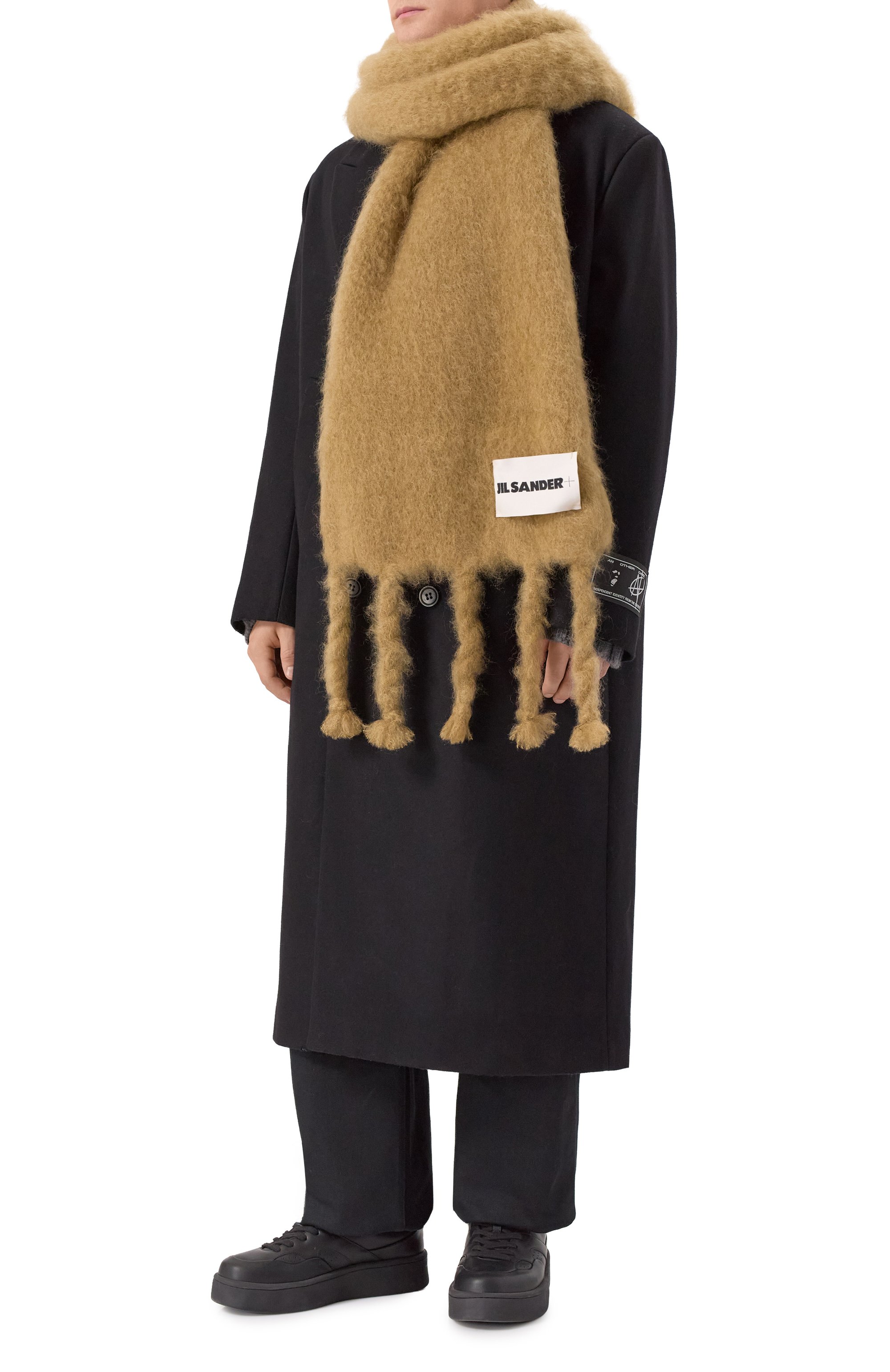 Шерстяной шарф JIL SANDER, арт. J47TE0113/J40041, фото 2