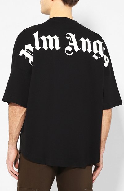 Хлопковая футболка PALM ANGELS, арт. PMAA002R204130351001, фото 4
