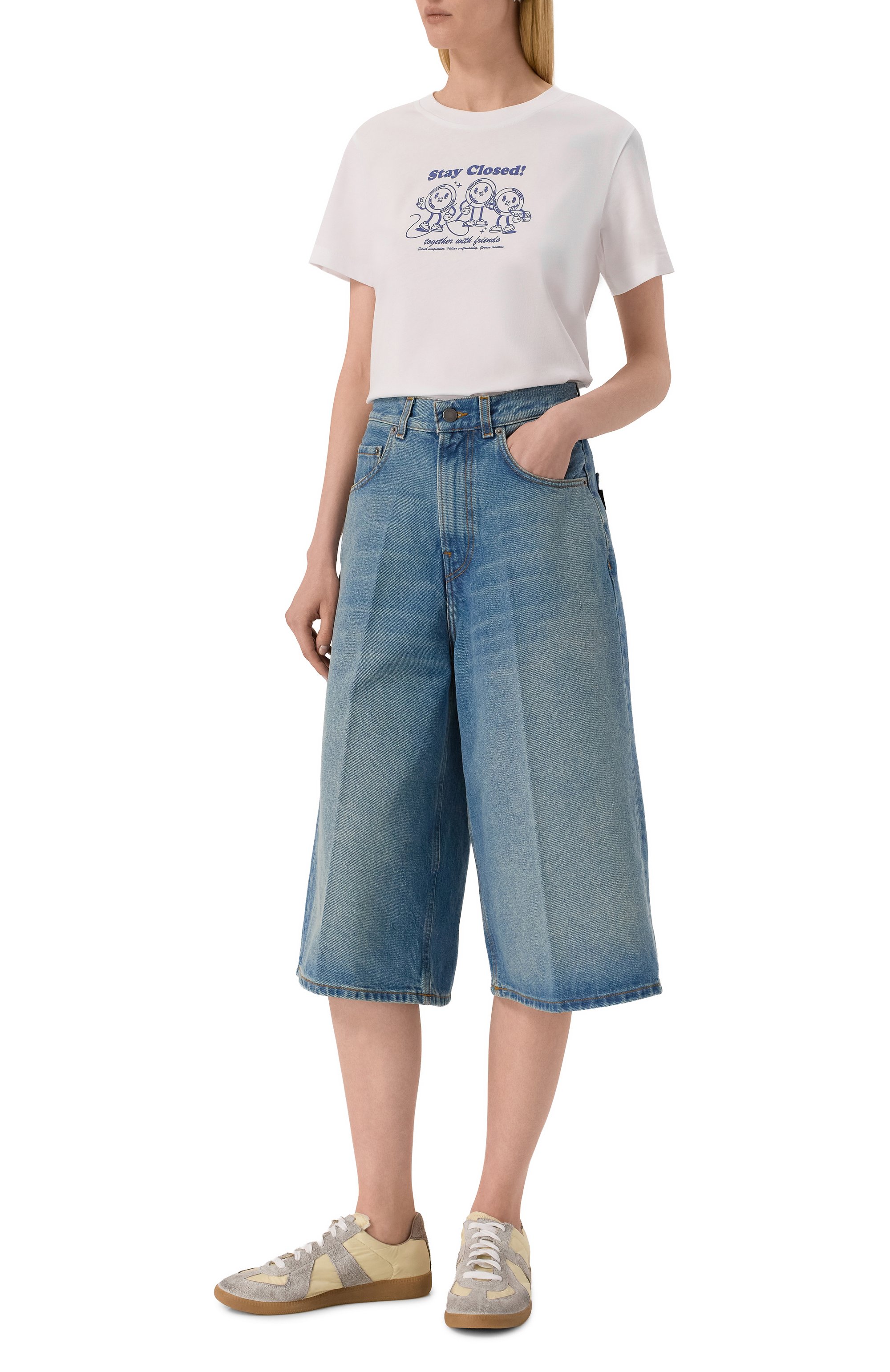 Хлопковая футболка CLOSED, арт. C95202-44H-PR, фото 2