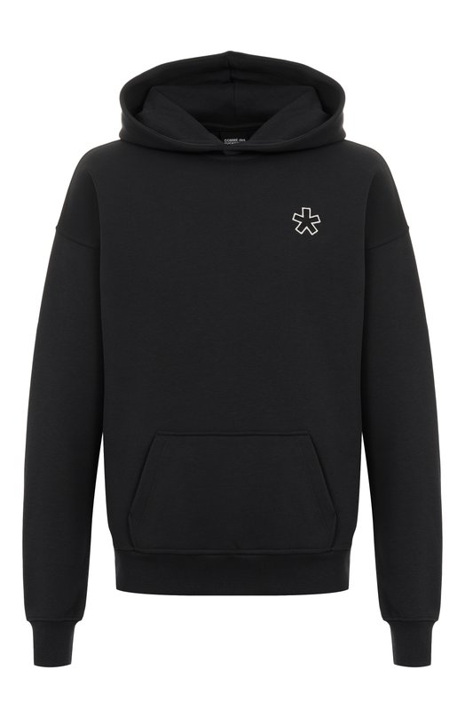 Хлопковое худи Comme des Fuckdown CFABM01854 Чёрный CFABM01854