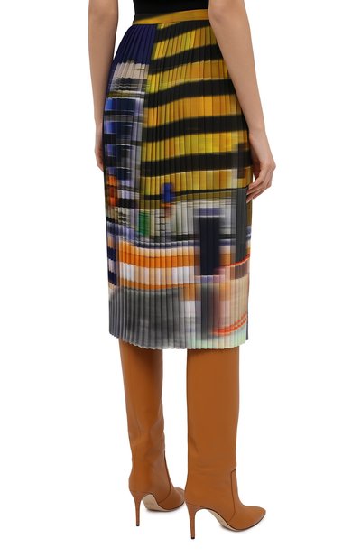 Плиссированная юбка DRIES VAN NOTEN темно-синего цвета по цене 71950 руб., арт. 221-030838-4092, фото 4 Плиссированная юбка DRIES VAN NOTEN, арт. 221-030838-4092, фото 4