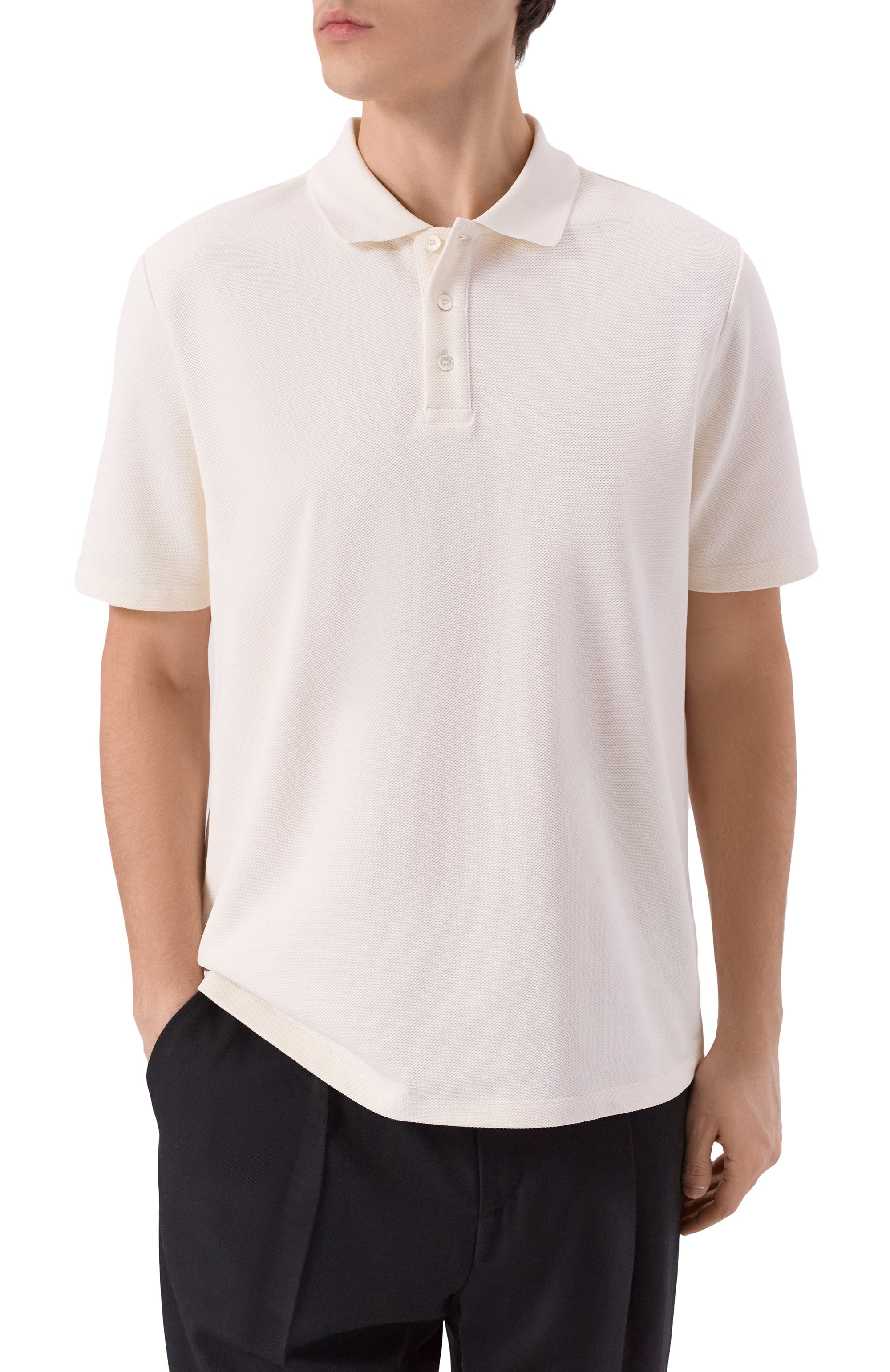 Хлопковое поло BALMAIN, арт. FH0GC026/GF33, фото 3