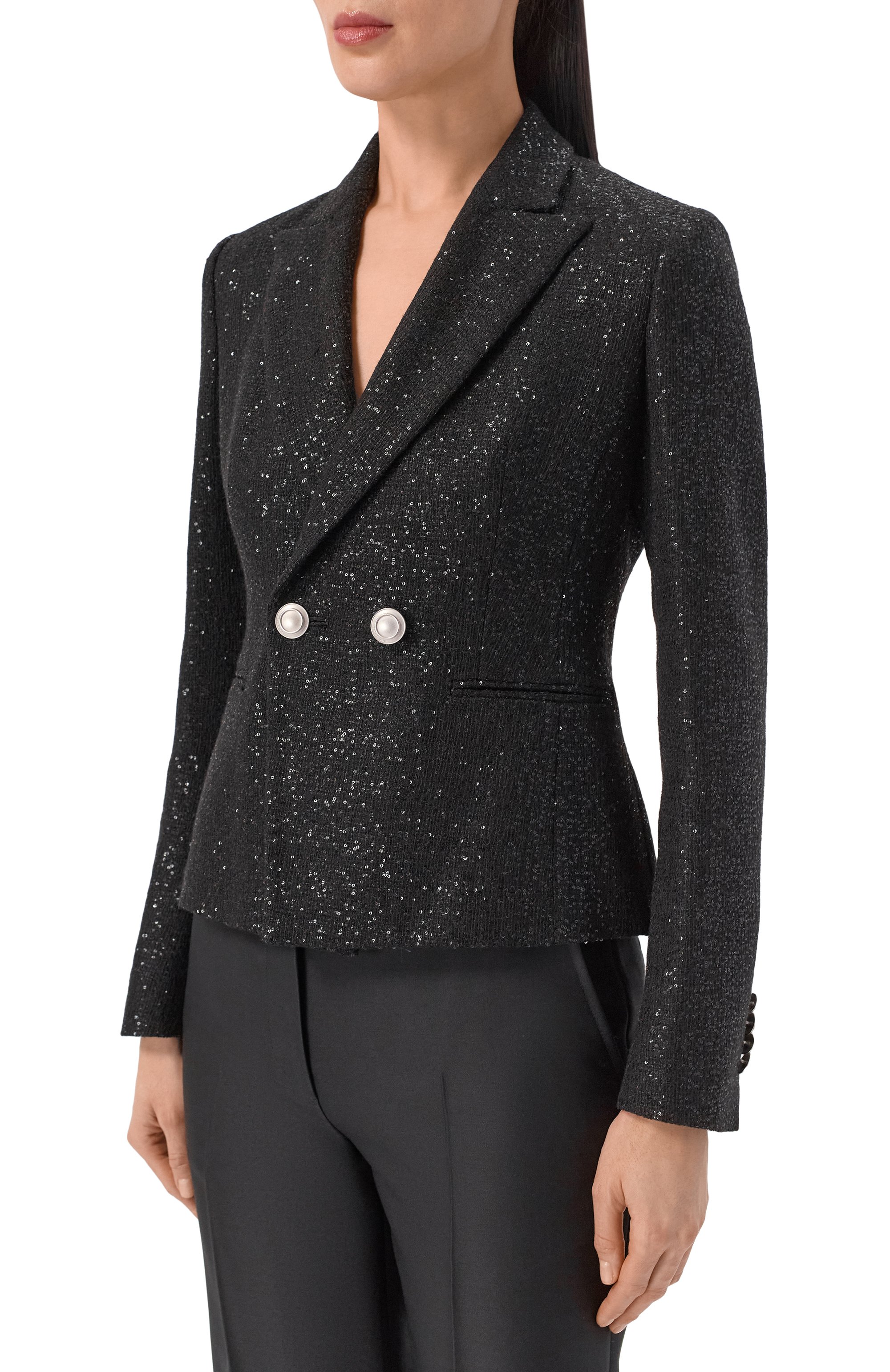 Жакет с отделкой пайетками KITON, арт. D59509K0937G, фото 3