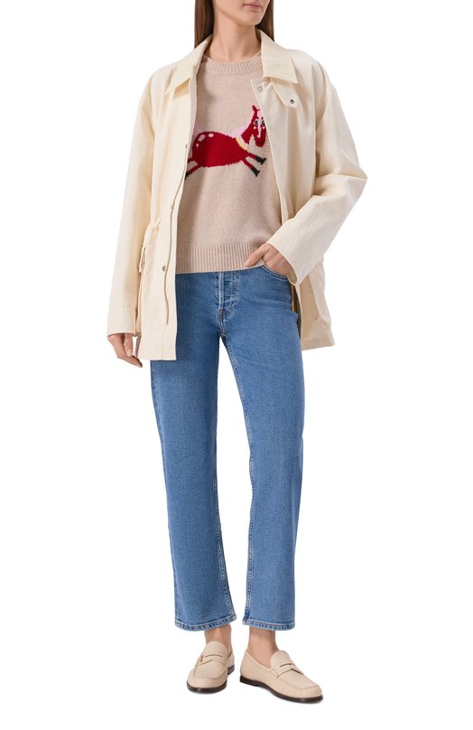 Кашемировый свитер Weekend Max Mara WKDTUNICA Бежевый  WKDTUNICA Фото 2