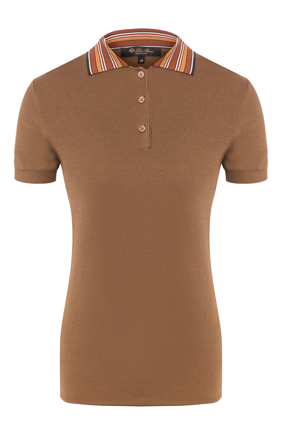 Поло из смеси шелка и хлопка LORO PIANA, арт. FAL1362, фото 1