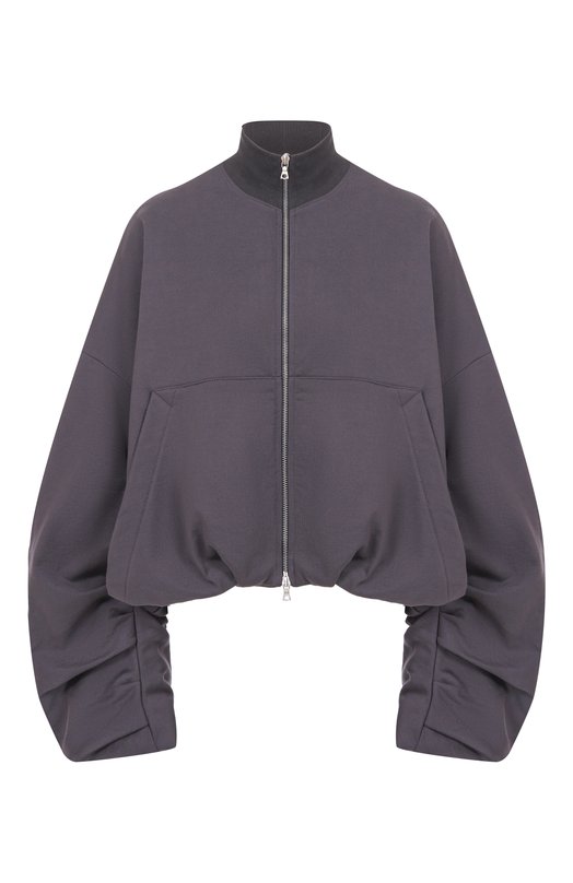 Хлопковая толстовка Dries Van Noten 011129-2611-803 Серый 011129-2611-803