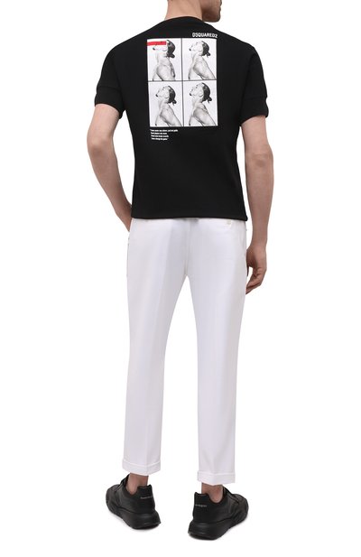 Хлопковая футболка DSQUARED2, арт. S79GC0026/S23009, фото 2