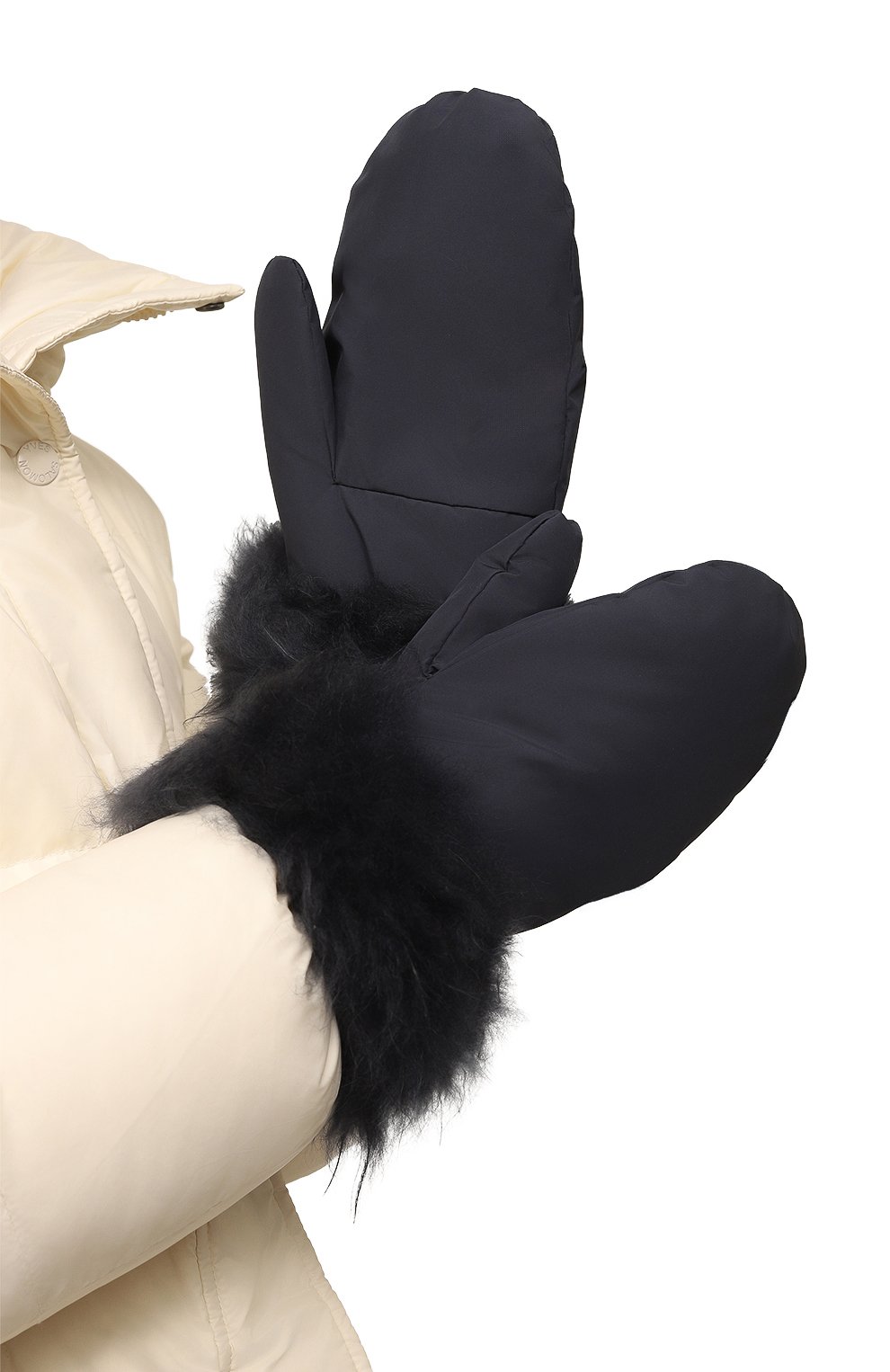 Пуховые варежки YVES SALOMON, арт. 24WAA006XXD0XW, фото 2