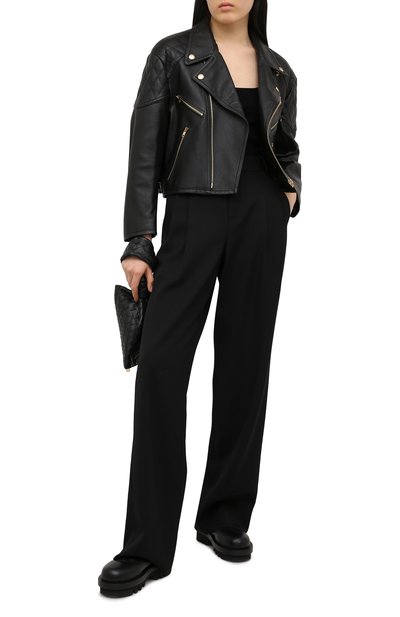 Хлопковая майка BALMAIN черного цвета по цене 29950 руб., арт. VF0AG020/J133, фото 2 Хлопковая майка BALMAIN, арт. VF0AG020/J133, фото 2