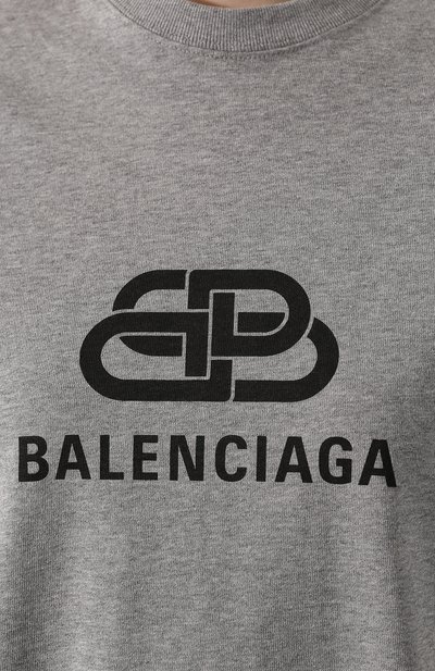 Хлопковая футболка BALENCIAGA, арт. 571205/TGV75, фото 5
