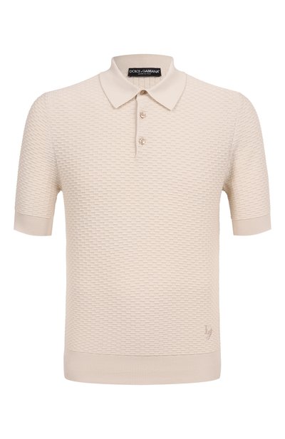 Мужская хлопковое поло DOLCE & GABBANA, арт. GXZ02Z/JBCFB