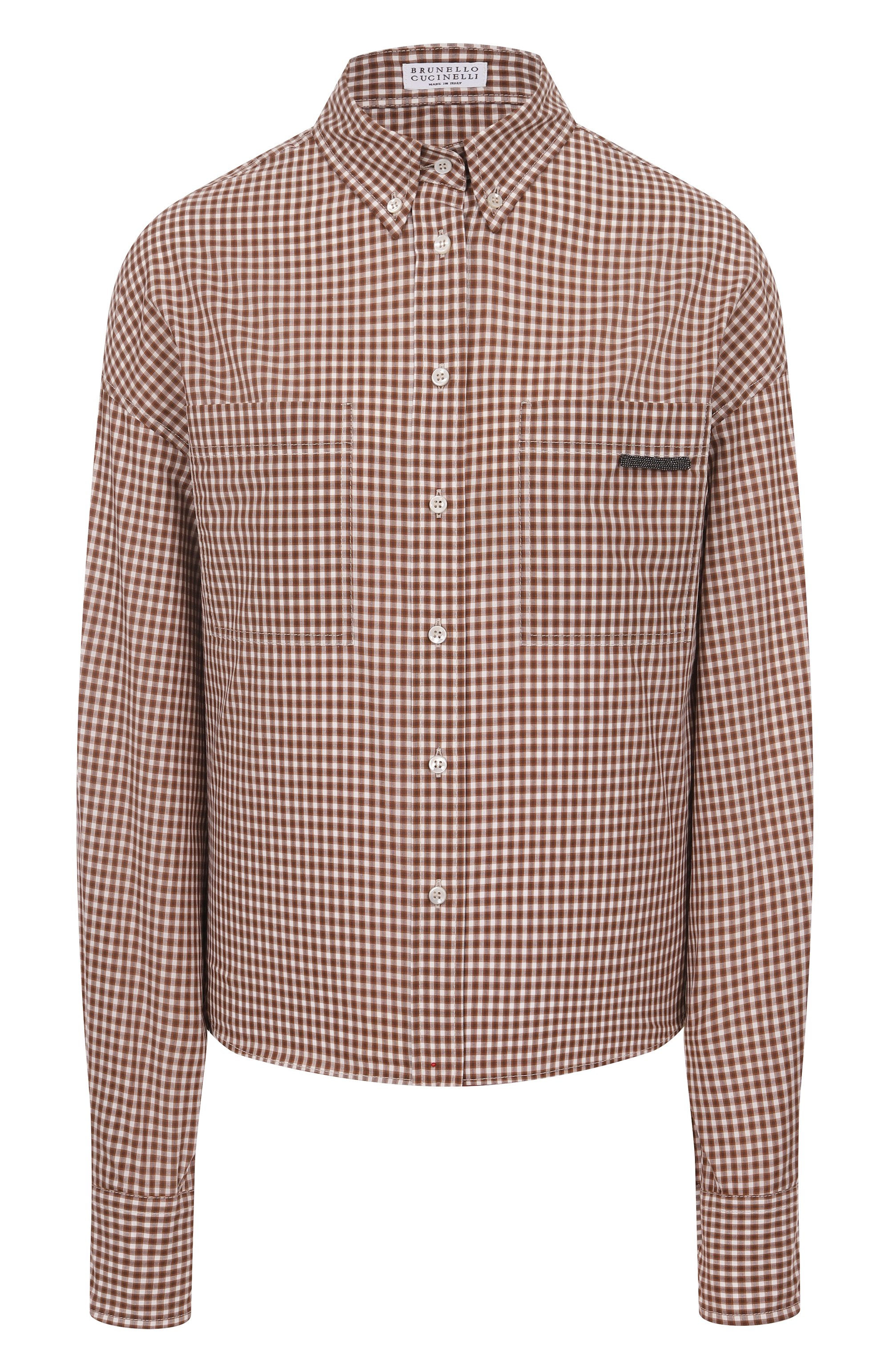 Хлопковая рубашка BRUNELLO CUCINELLI, арт. MP793NB206, фото 1