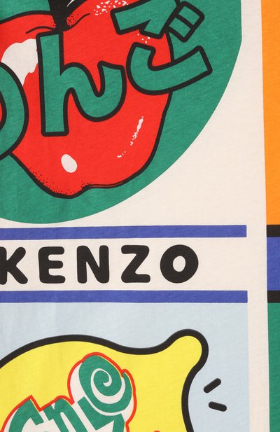 Хлопковая футболка KENZO, арт. K61068, фото 3