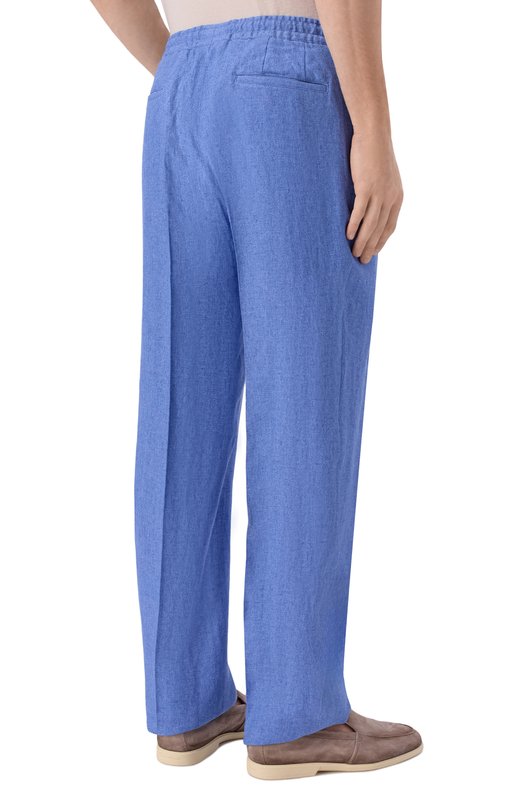 Льняной костюм Kiton UA81K0644G Голубой  UA81K0644G Фото 5