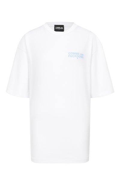 Женская хлопковая футболка COMME DES FUCKDOWN, арт. CFABW01669