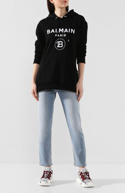 Хлопковое худи BALMAIN, арт. TF13892/I346, фото 2