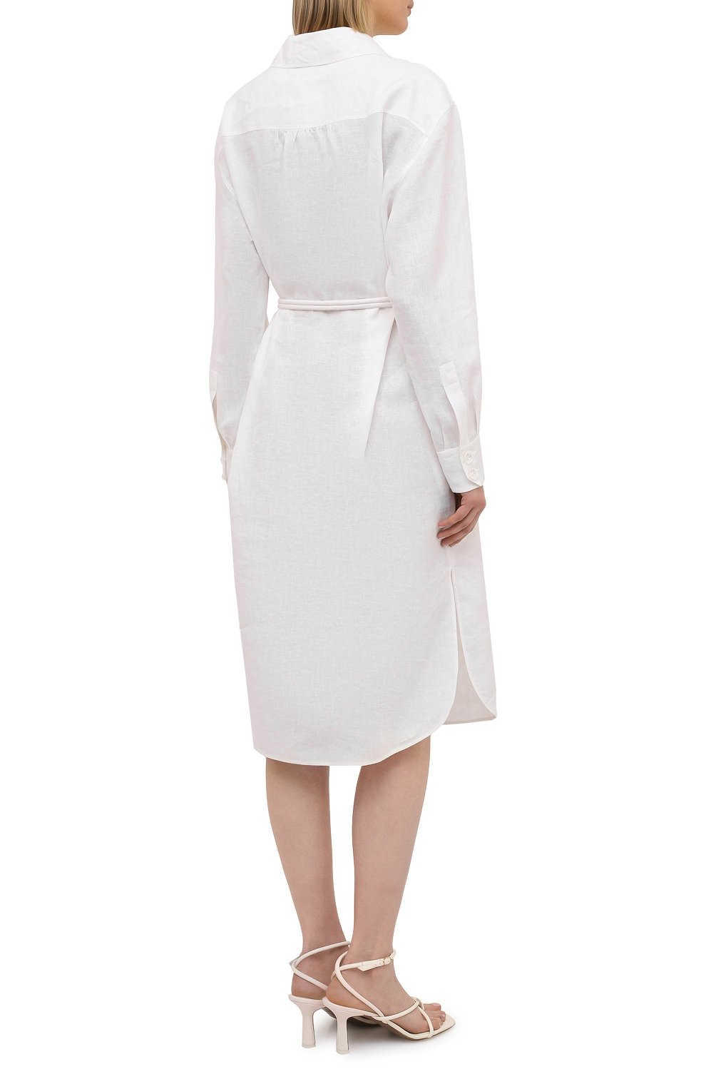 Льняное платье GIORGIO ARMANI, арт. 1WHVA08L/T02IL, фото 4
