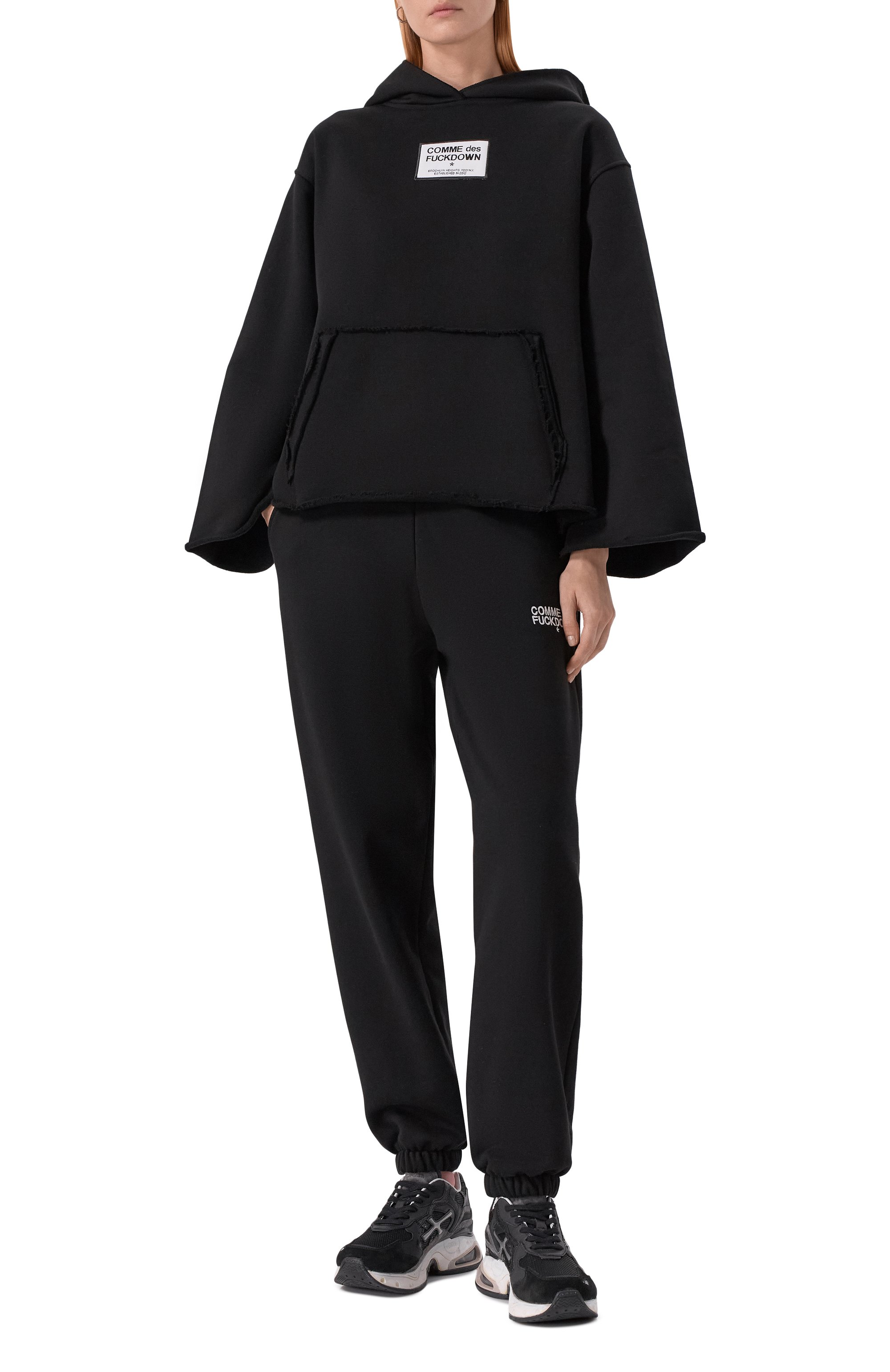Хлопковое худи COMME DES FUCKDOWN, арт. CFABW01362, фото 2