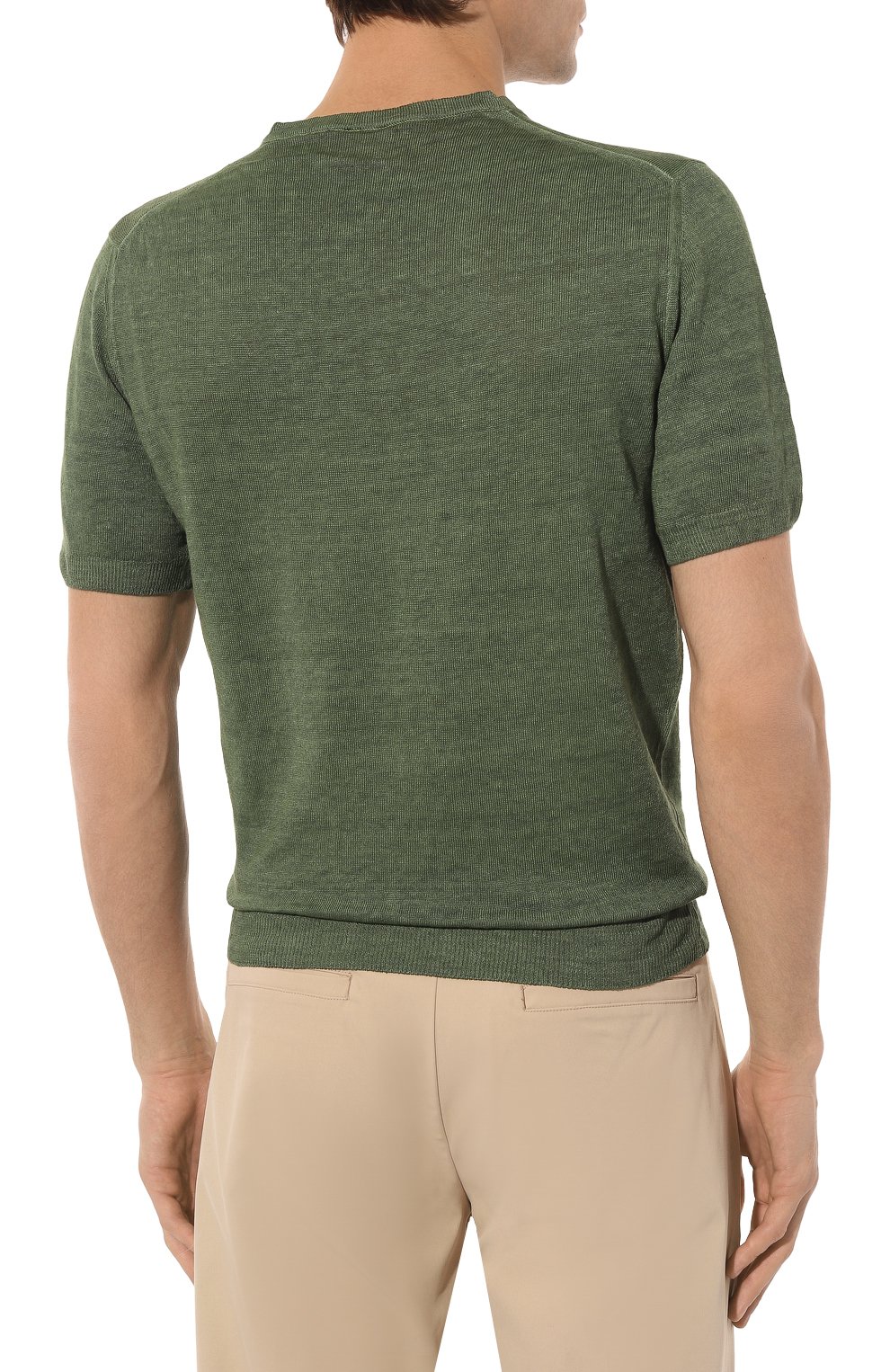 Льняной джемпер 120% LINO, арт. 31ALIM39BM/G266/S00, фото 4