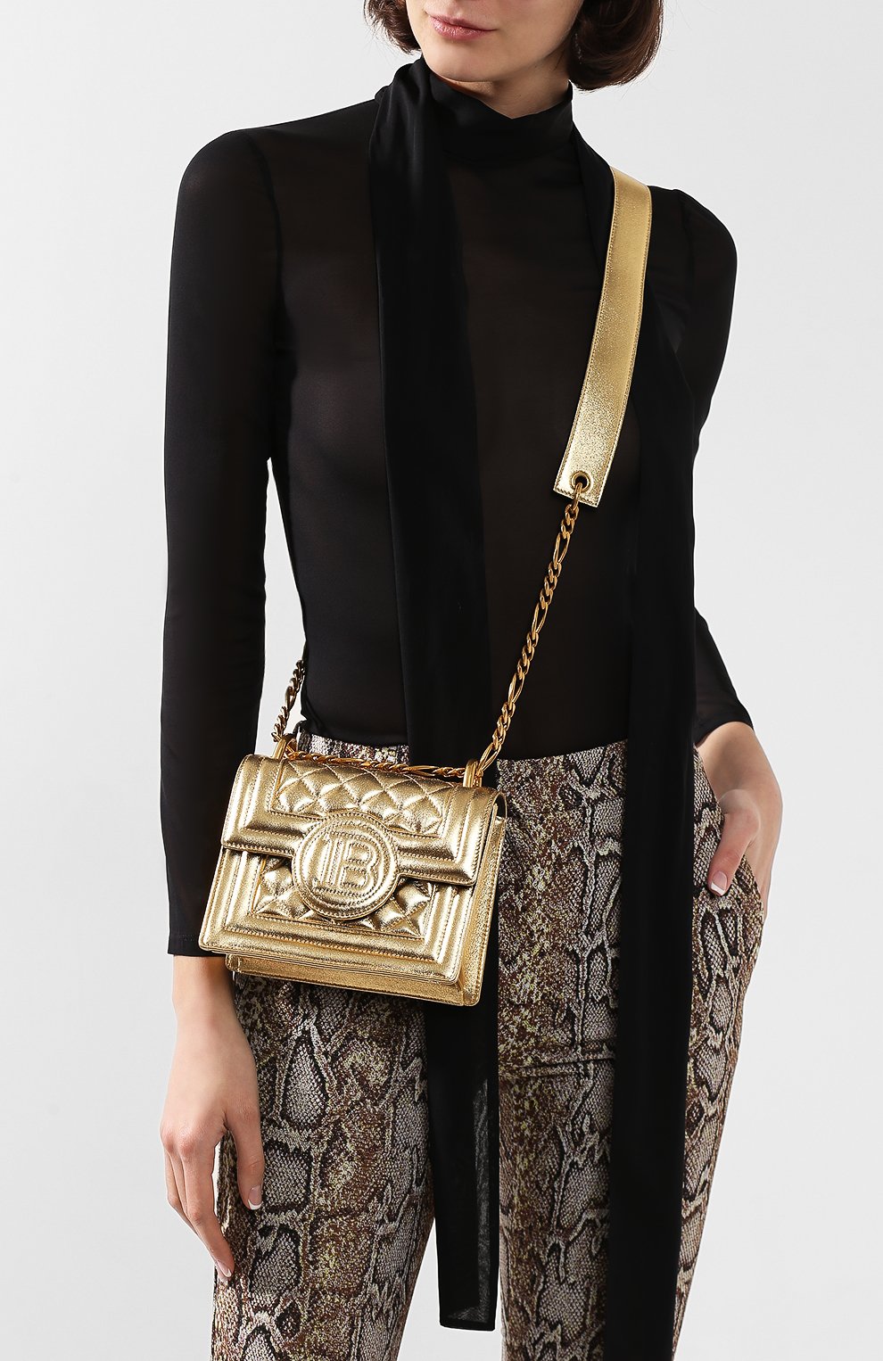 Сумка b-bag 18 BALMAIN, арт. TN1S235/LNLM, фото 5