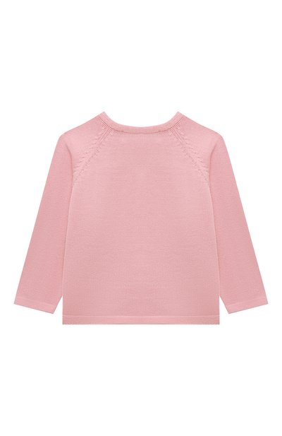 Хлопковый кардиган TARTINE ET CHOCOLAT розового цвета по цене 10600 руб., арт. TU18061/18M-3A, фото 2 Хлопковый кардиган TARTINE ET CHOCOLAT, арт. TU18061/18M-3A, фото 2