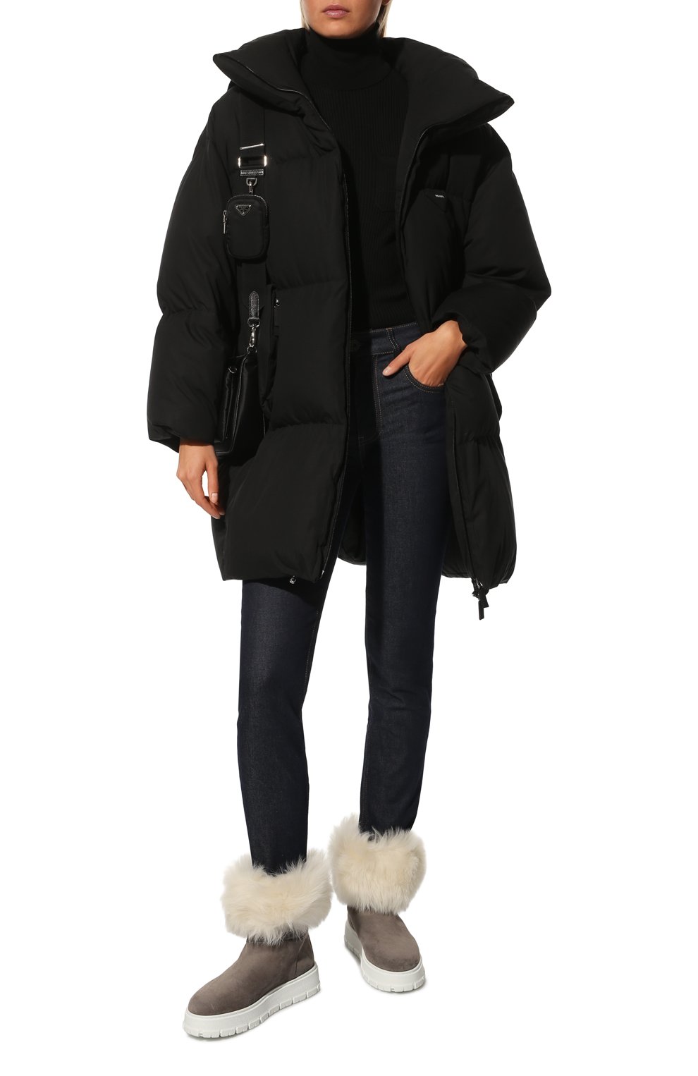 Замшевые сапоги PRADA, арт. 1T487M-JFT-F00M4-ZF45, фото 2