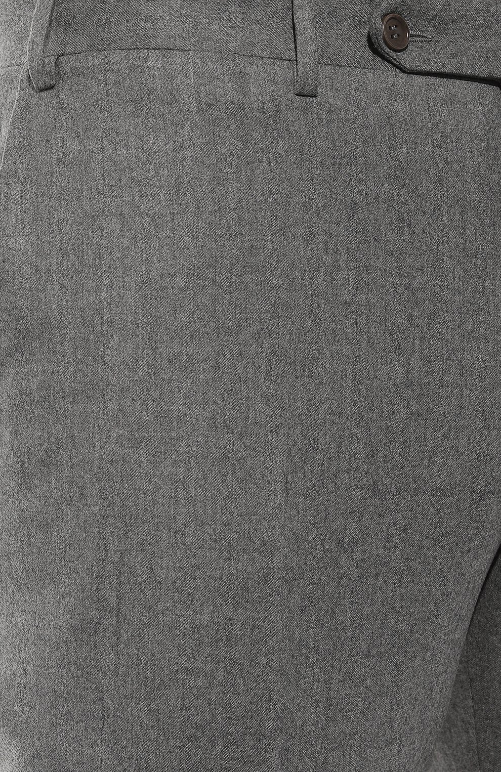 Шерстяные брюки CANALI темно-серого цвета по цене 57050 руб., арт. 71019/AN00019, фото 5 Шерстяные брюки CANALI, арт. 71019/AN00019, фото 5