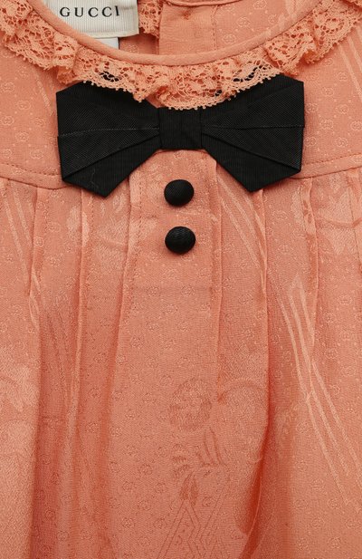 Шелковое платье GUCCI, арт. 621086 ZAEM7, фото 3