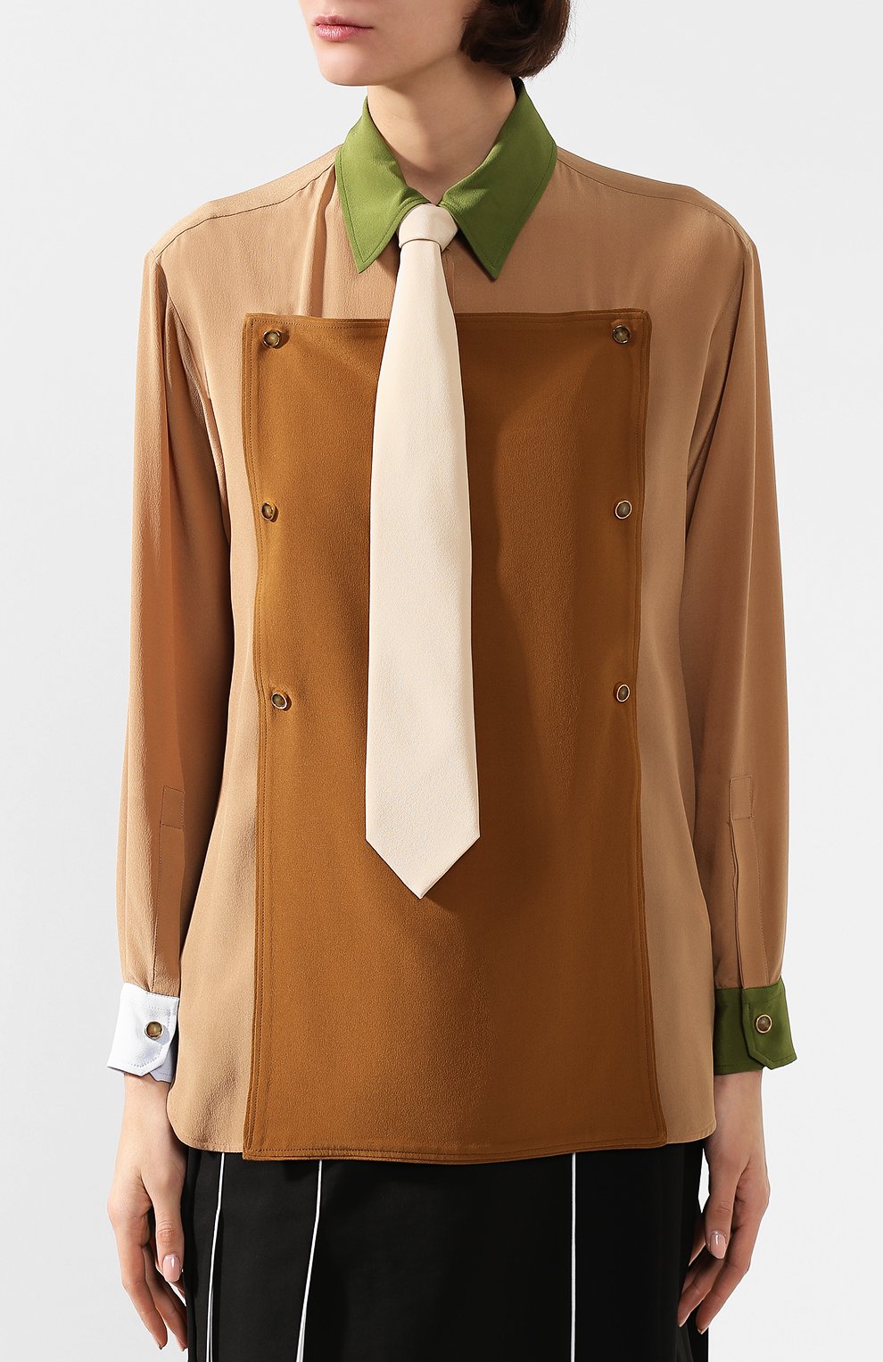 Шелковая блузка BURBERRY, арт. 4560738, фото 3