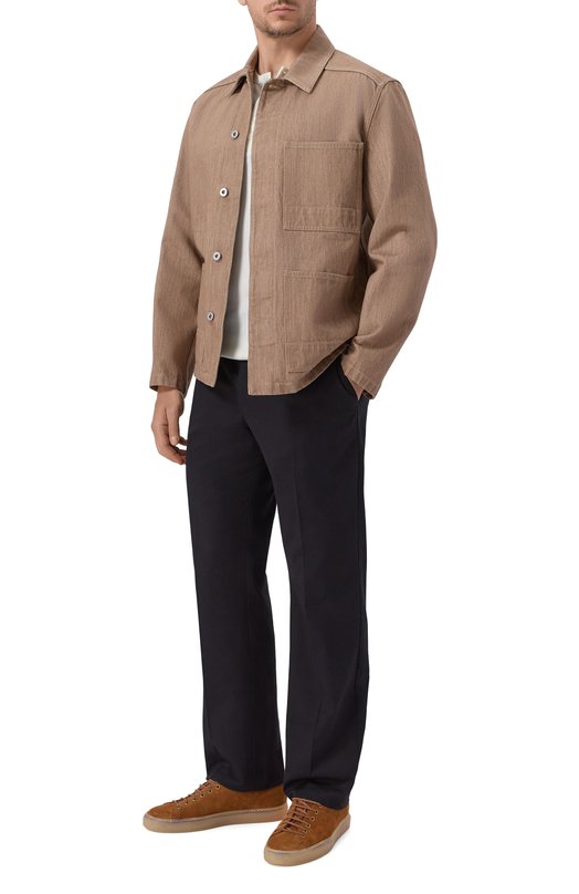 Замшевые кеды Tanino Buttero B11600G0RH-UG Коричневый  B11600G0RH-UG Фото 2