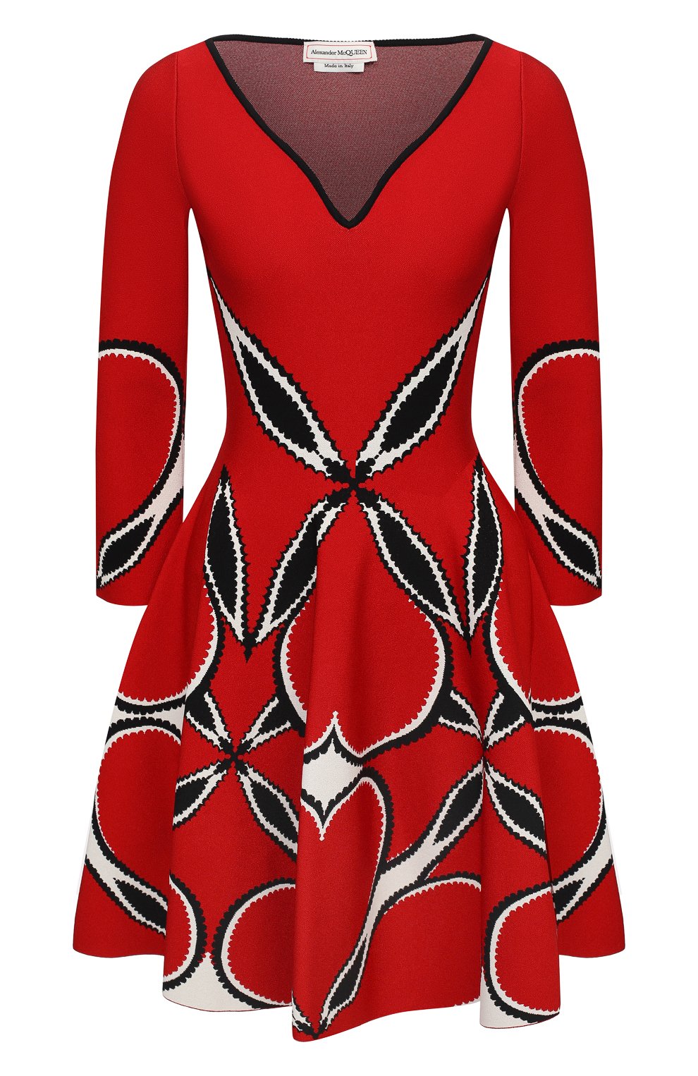 Платье из вискозы ALEXANDER MCQUEEN, арт. 641909/Q1ARX, фото 1