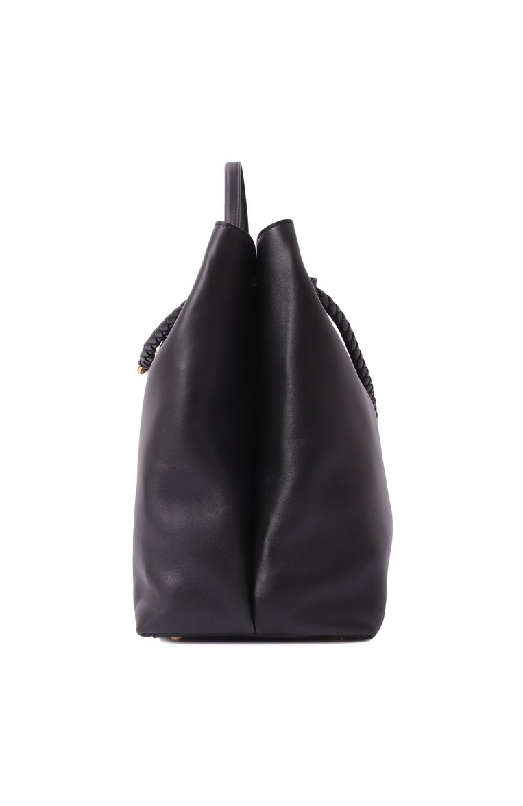 Женская сумка-тоут andiamo large BOTTEGA VENETA черного цвета, арт. 806010 V4O92 | Фото 4 (Размер: large; Материал: Натуральная кожа)