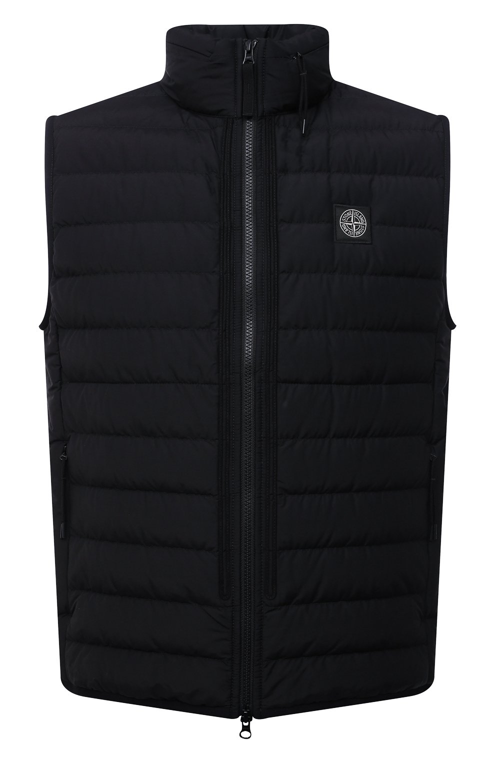 Пуховый жилет STONE ISLAND темно-синего цвета по цене 51900 руб., арт. 7515G0725, фото 1 Пуховый жилет STONE ISLAND, арт. 7515G0725, фото 1