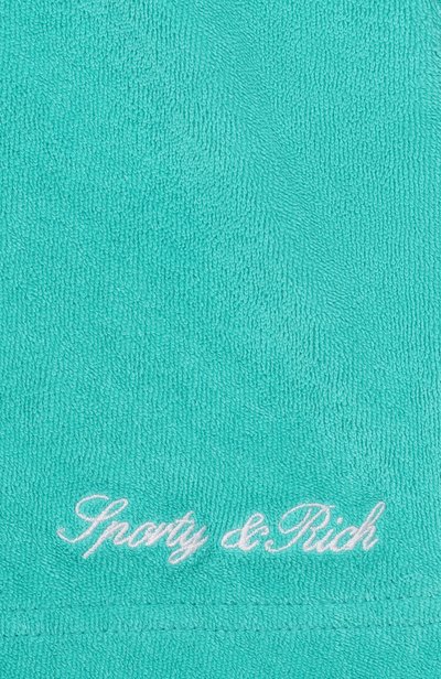 Хлопковые шорты SPORTY AND RICH, арт. SH066712326GR02, фото 3