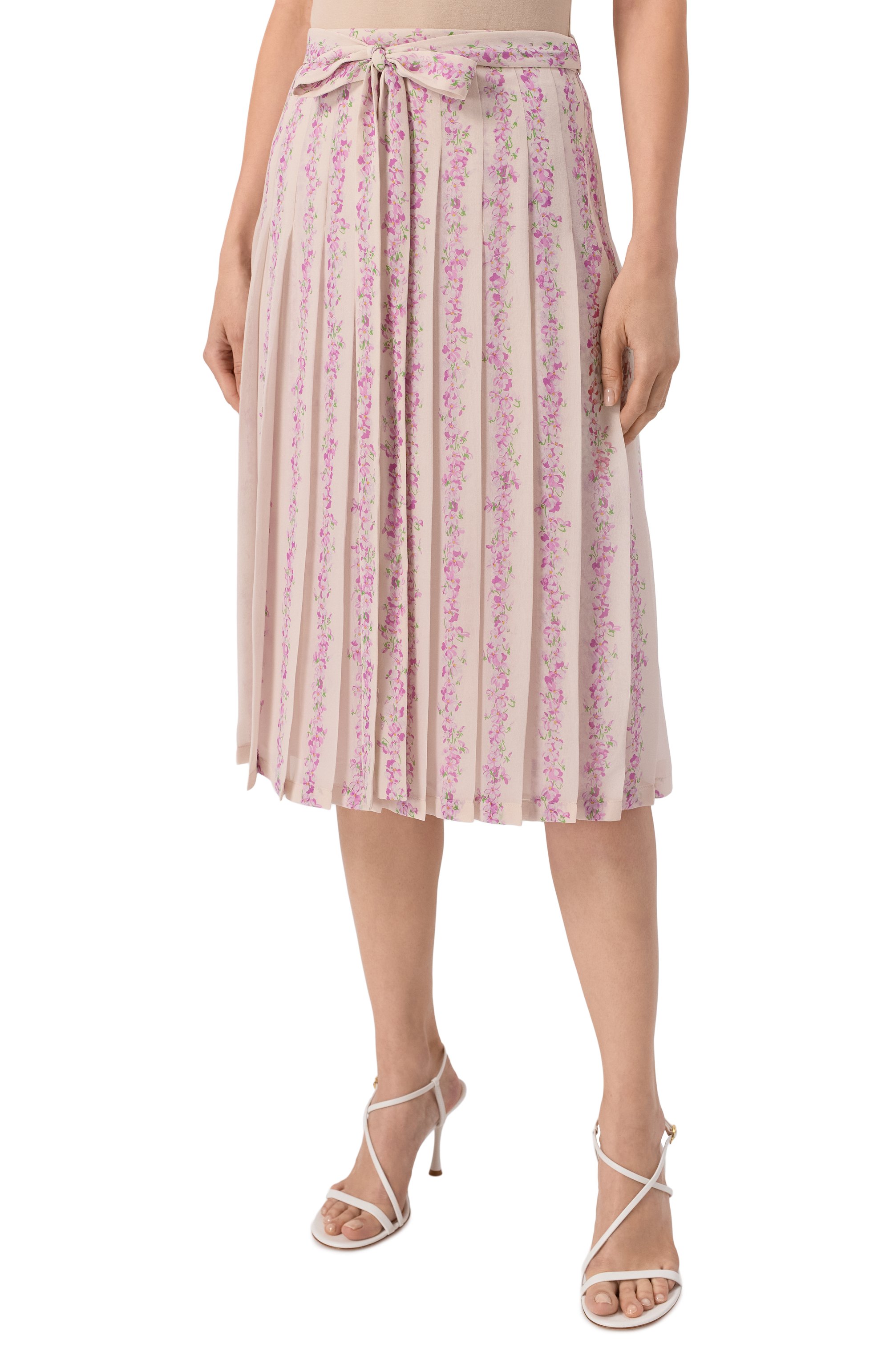 Плиссированная юбка VALENTINO, арт. 6B0RAD25/9AC, фото 3