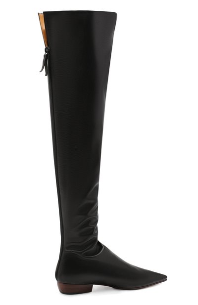 Кожаные ботфорты slouchy THE ROW, арт. F1182-L72, фото 4